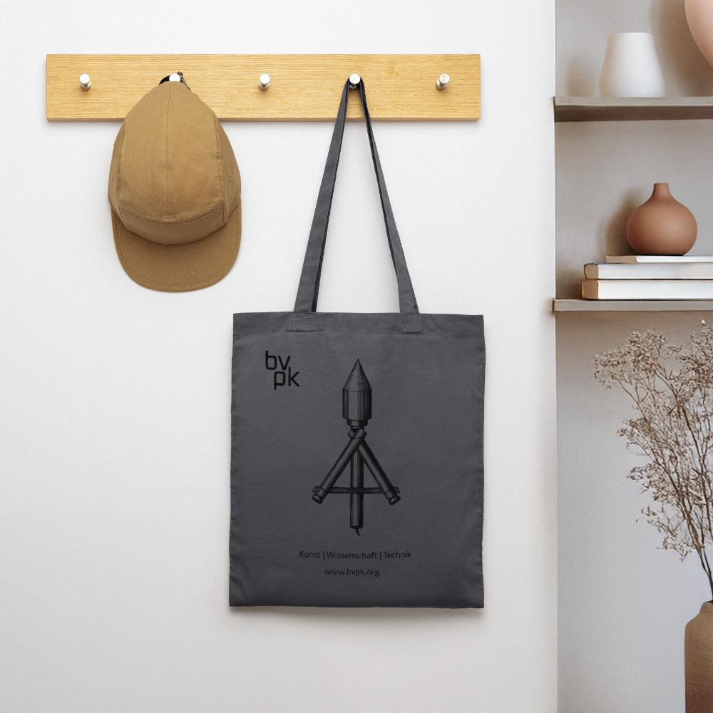 Stoffbeutel Logo Kunst Wissenschaft Technik - Graphite