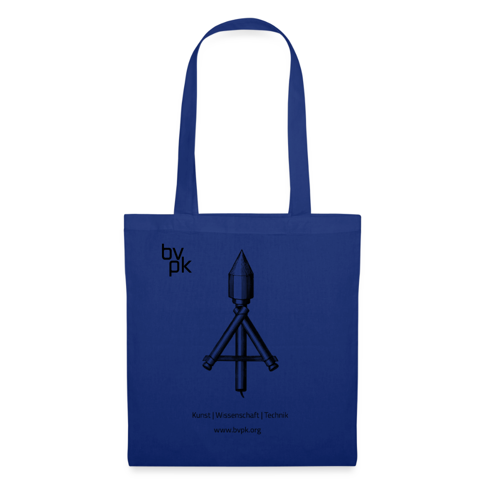 Stoffbeutel Logo Kunst Wissenschaft Technik - Royalblau