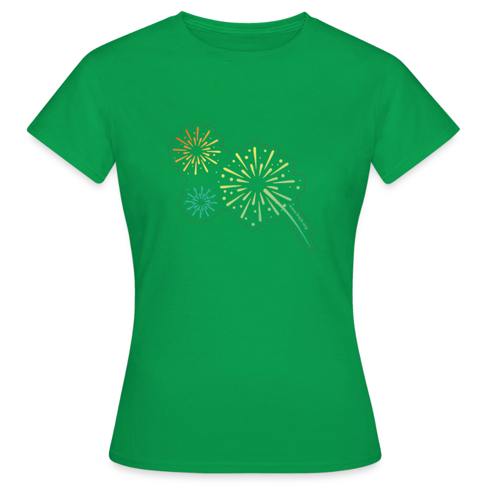 Funken Frauen T-Shirt - Kelly Green